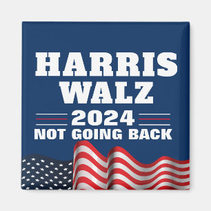 Harris Walz 2024   Vote Democrat Magnet