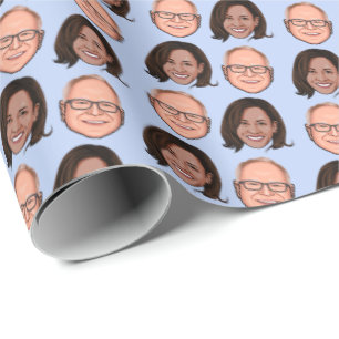 Harris Walz 2024 Wrapping Paper