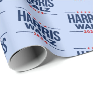 Harris Walz 2024 Wrapping Paper