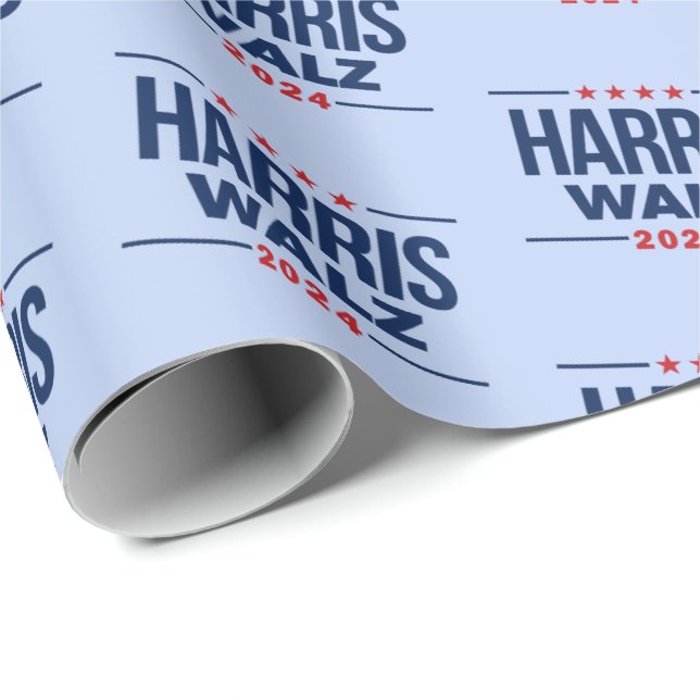 Harris Walz 2024 Wrapping Paper (Roll Corner)