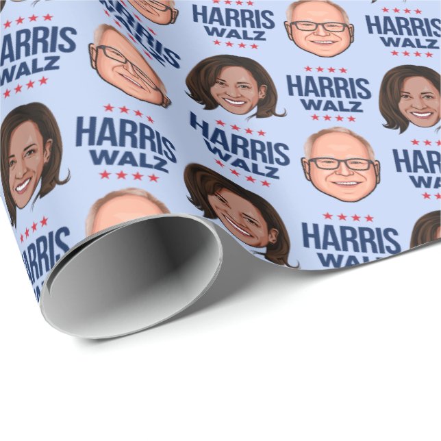 Harris Walz 2024 Wrapping Paper (Roll Corner)