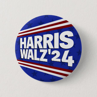 Harris Walz '24 6 Cm Round Badge