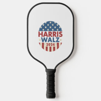 HARRIS WALZ 24 DEMOCRACY 2024  PICKLEBALL PADDLE