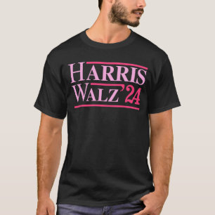 Harris Walz '24 Pink T-Shirt