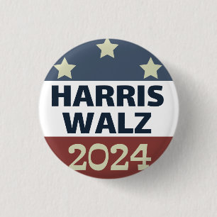 HARRIS WALZ 3 CM ROUND BADGE
