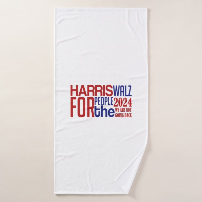 harris walz  bath towel (Bath Towel)