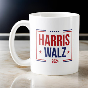Harris Walz Campaign Election Coffee Mug
