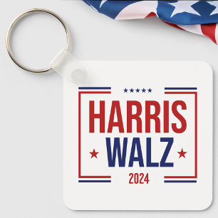 Harris Walz Campaign Election Key Ring