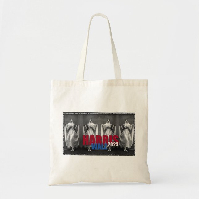 Harris-Walz cat ladies tote bag (Front)