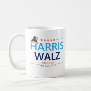 Harris Walz Christmas Hope for the Holidays Kamala Coffee Mug
