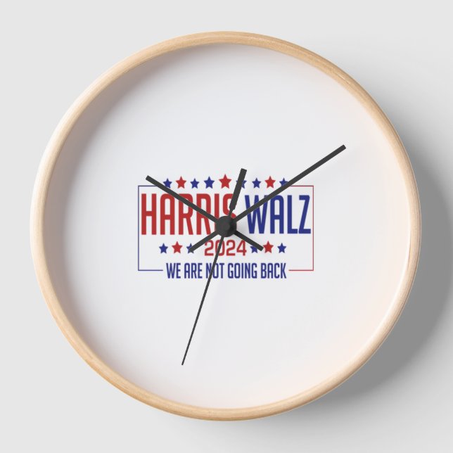 harris walz  clock (Front)