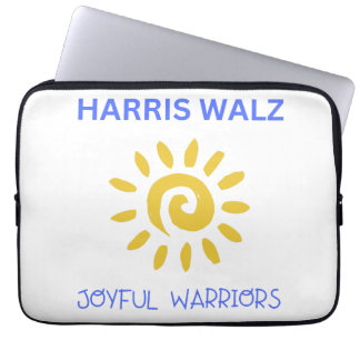 Harris Walz Coconut Tree Laptop Sleeve