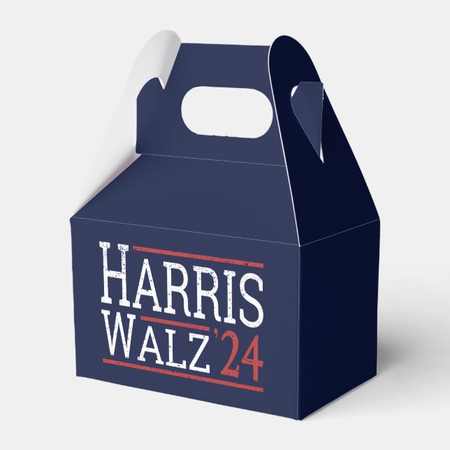Harris Walz Election 2024 I Favour Box (Front Side)