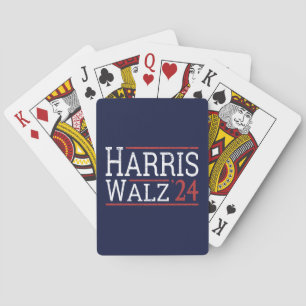 Harris Walz Election 2024 I Playing Cards
