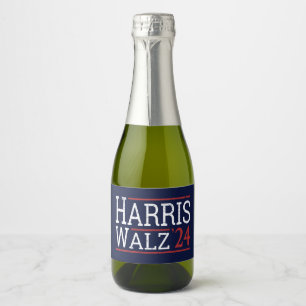 Harris Walz Election 2024 I Sparkling Wine Label