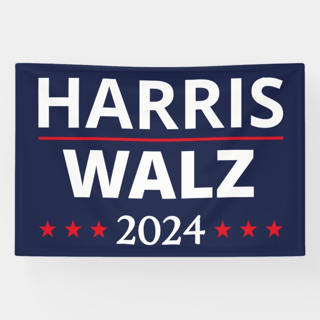 Harris Walz Election 2024 III Banner (Horizontal)