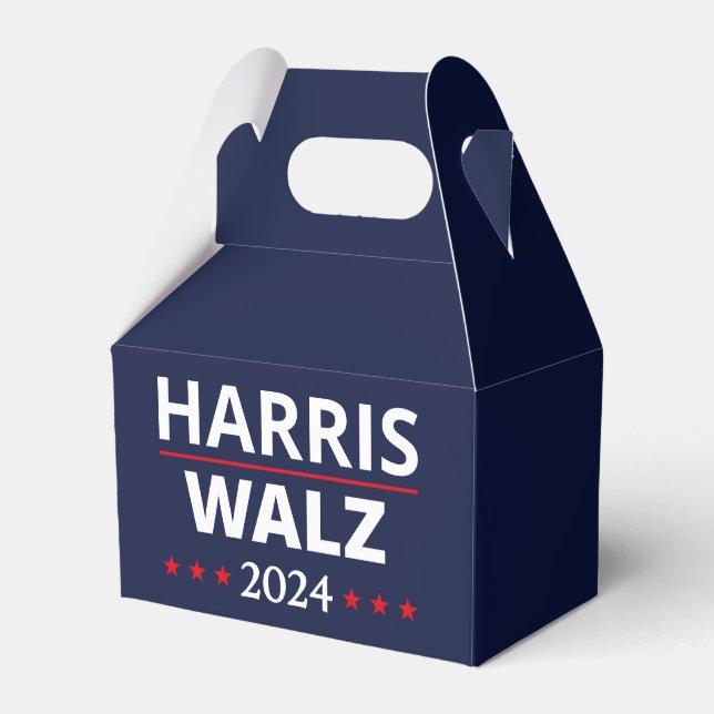 Harris Walz Election 2024 III Favour Box (Front Side)
