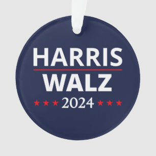 Harris Walz Election 2024 III Ornament