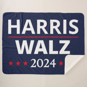 Harris Walz Election 2024 III Sherpa Blanket