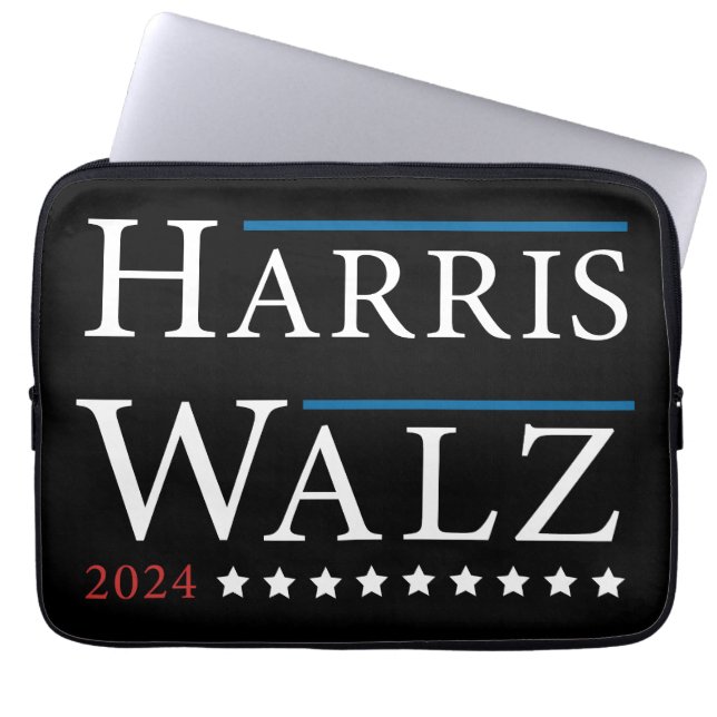 Harris Walz election 2024  Laptop Sleeve (Front)