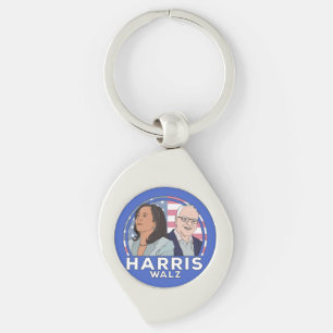 Harris Walz Election Key Ring