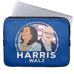 Harris Walz Election Laptop Sleeve