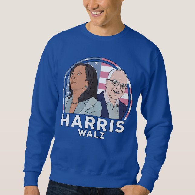 Harris Walz Election Sweatshirt (Front)