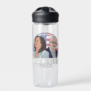 Harris Walz Election Water Bottle