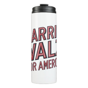 harris walz for america  thermal tumbler