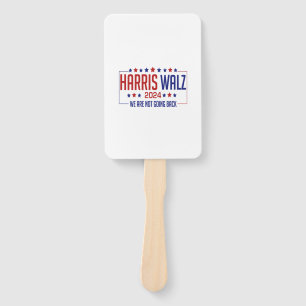 harris walz hand fan