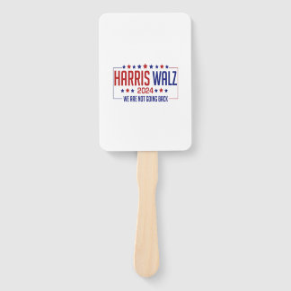 harris walz hand fan