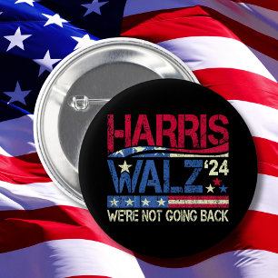 Harris Walz Kamala Harris 2024 Tim Walz 6 Cm Round Badge