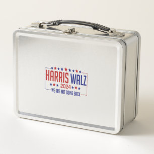 harris walz metal lunch box