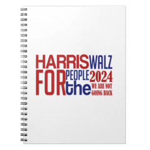 harris walz notebook
