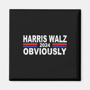 Harris Walz Obviously 2024 Kamala Harris Waltz 202 Magnet
