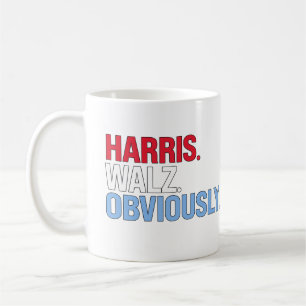 Harris Walz Obviously Coffee Mug