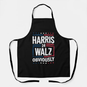 Harris Walz Obviously Harris Waltz 2024 Election Apron