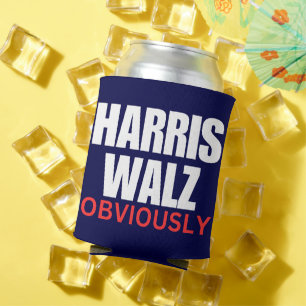 Harris Walz OBVIOUSLY   Harris Walz 2024 Obviously Can Cooler