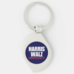 Harris Walz OBVIOUSLY Harris Walz 2024 Obviously Key Ring