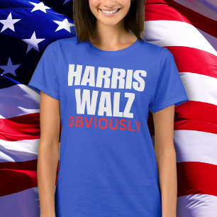 Harris Walz OBVIOUSLY Harris Walz 2024 Obviously T-Shirt