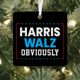 Harris Walz Obviously Metal Tree Decoration