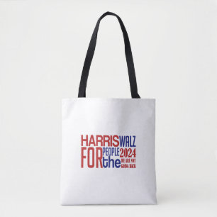 harris walz tote bag