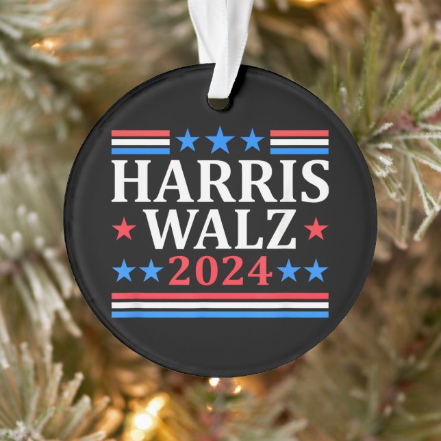 Harris Walz Waltz 2024 Ornament (Tree)