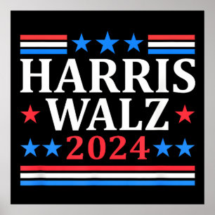 Harris Walz Waltz 2024 Poster