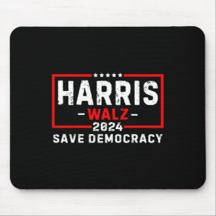 Harris WAlzheimer 2024 Harris Waltz Democratic Vp  Mouse Mat