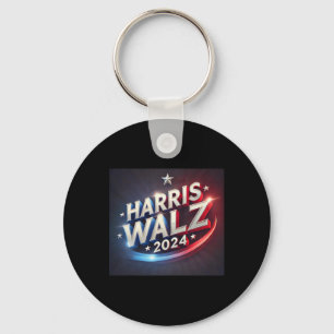 Harris WAlzheimer 2024 Presidential Election Presi Key Ring