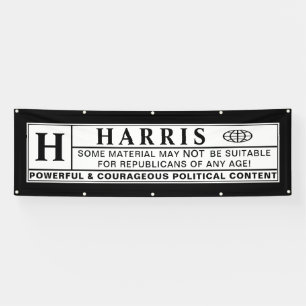 harris warning label banner