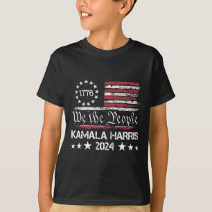 Harris We The People I’m With Her Usa Flag 1 T-Shirt