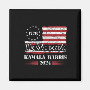 Harris We The People Us Flag Magnet