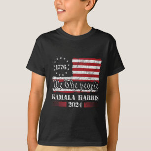 Harris We The People Us Flag T-Shirt